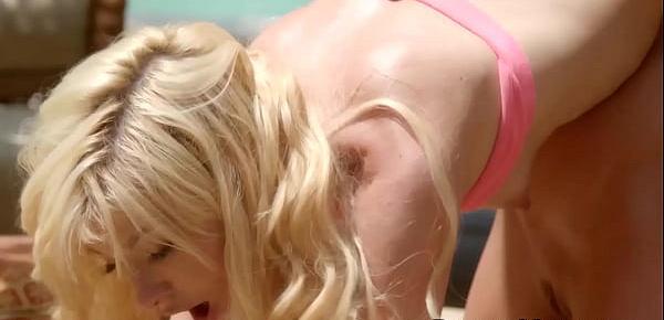  Teens Serene Siren and Kenzie Reeves pussy licking in public